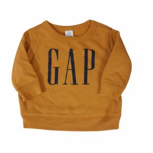 BUZO ALG MOSTAZA GAP AZUL T3/6M FR