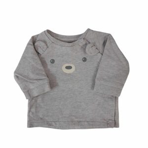 BUZO CRUZADO BEIGE OSO OREJITAS H&M T1/2