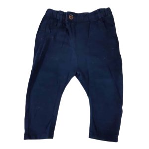 PANTALON AZUL TIPO BABUCHA ZARA T9/12M