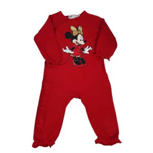 PIYAMA ALG ROJO MINNIE SIN PIE H&M T9/12M
