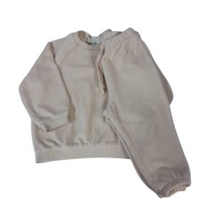 CONJ.BUZO PANTALON PLSUH BEIGE MORLEY H&M T9/12M MCH
