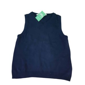 CHALECO HILO AZUL ESCOTE V H&M T3/4
