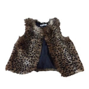 CHALECO PIEL LEOPARDO H&M T7/8