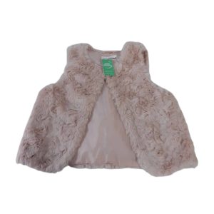 CHALECO PIEL ROSA H&M T7/8