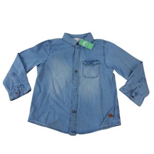CAMISA DE JEAN ZARA 3/4