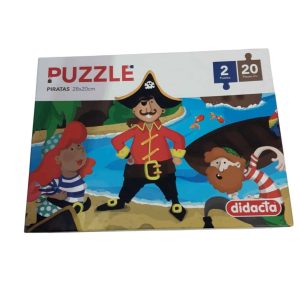 PUZZLE PIRATA X2 20PIEZAS DIDACTA