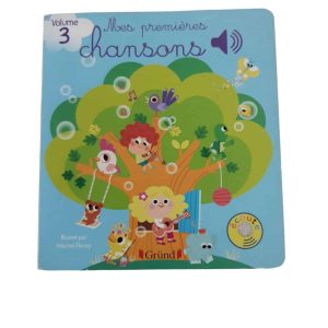 LIBRO EN FRANCES CON SONIDOS DET PUNTAS MES PREMIERES CHANSONS