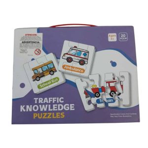 3 PUZZLES TRAFFIC KNOWLEDGE 20 PIEZAS