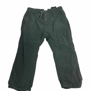 PANTALON PANA VERDE INT FORRO GRIS H&M T1 1/2