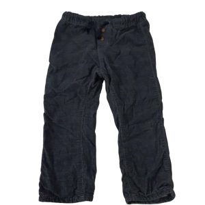PANTALON PANA GRIS OSCURO INT FORRADO H&M T1 1/2