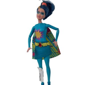 muñeca barbie super hero celeste