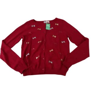 SACO ROJOP MOÑAS LENTEJUELAS H&M T8/10