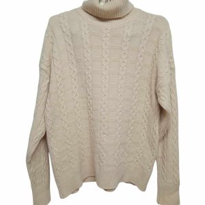 BUZO ROMPEVIENTO LANA BEIGE OCHOS TL AP