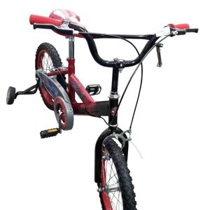 BICICLETA NEGRA ROJA SPIDERMAN ROD 16