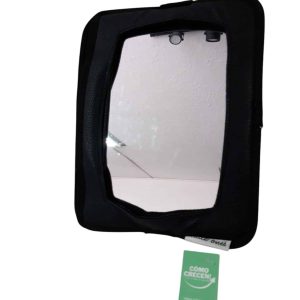 ESPEJO PARA AUTO FORRO CUERINA NEGRO LITTLE ONES