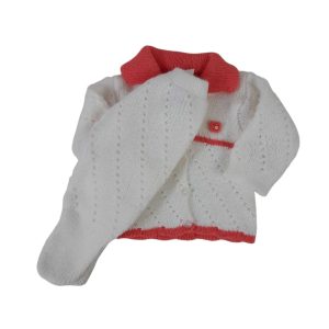 CONJ LANA BATITA PELELE BCO SALMON T0M