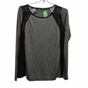 REMERA ALG GRIS PUNTILLA NEGRA ZARA TL