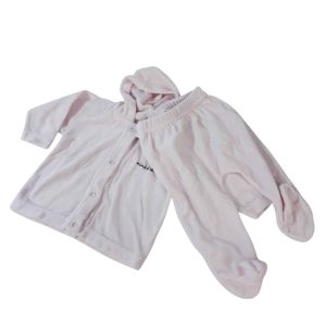 CONJ SACO Y PANT PIEL DURAZNO ROSA MINI DREAM RN