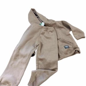 CONJ CAMPERA PANT PIEL DURAZNO MARRON SIN MARCA T4
