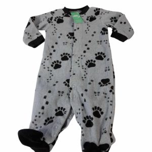 PIYAMA POLAR GRIS PATAS MARRONES FRIZZ CARTERS T6M