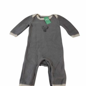 ENTERITO LANA GRIS CREMITA GAP T3/6M