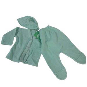 CONJ BATITA PELELE GORRO TURQUESA SIN MARCA TNB