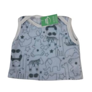 MUSCULOSA POLAR CELESTE ANIMALES SIN MARCA T0M