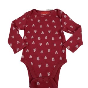 BODY ROJO CORAZONES PAPPOLINO T6M
