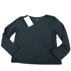 REMERA LISA NEGRA H&M T1 1/2