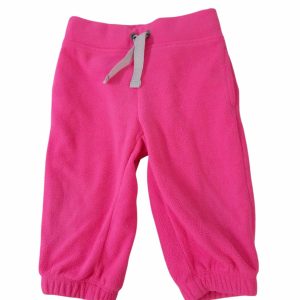 PANTALON POLAR FUXIA PIOLAS BLANCAS 12M