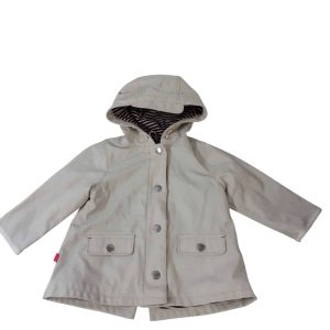 CAMPERA IMPERMEABLE CREMTIA FORRO RAY ZARA T9/12M