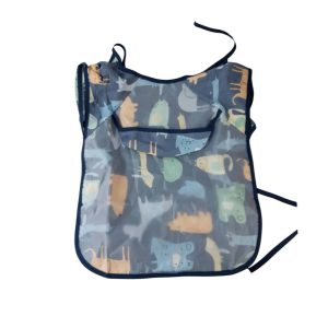 BABERO M/C AZUL CON NYLON