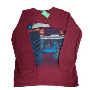REMERA BORDO CAMIONETA PLATEADO CARTERS T12