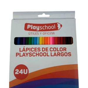 LAPICES DE COLORES X24 PLAYSCHOOL
