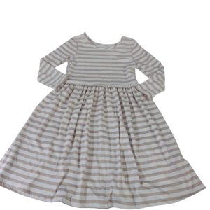 VESTIDO ALG RAY BEIGE BLANCO PAPPOLINO T6 NUEVO (GUAPA)