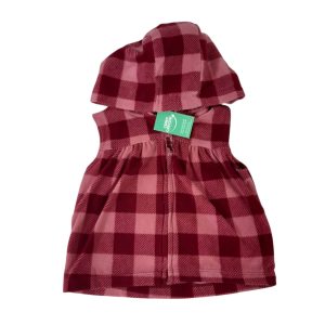 CHALECO POLAR CUADRILLE BORDO ROSA CAPUCHA CARTERS T12M