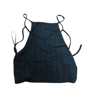 TOP ALG NEGRO RAYAS BRILLOS PIECE OF CAKE T S