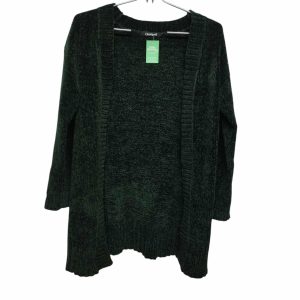 SACO PELUDITO VERDE SIN BOTONES GUAPA T M