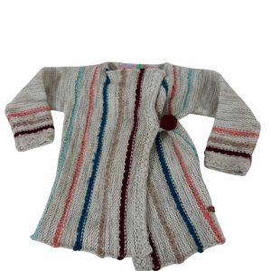 SACO LANA BEIGE RAYAS DE COLORES DON GATO T3 FR