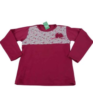 REMERA BCA FLORES FUCSIA T12 (9/10AP)