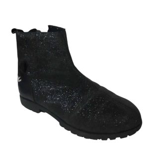 BOTAS BAJAS NEGRAS BRILLOS GATITA POIM T29 GT
