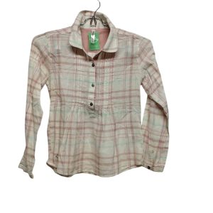 CAMISA CUADROS BCO ROSADO CELESTE TABLITAS HUSH PUPPIES T 10