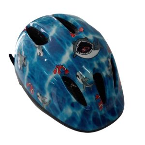 CASCO AZUL PECES TIBURON