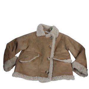 GAMULAN MARRON FORRADO CORDERITO ZARA T8