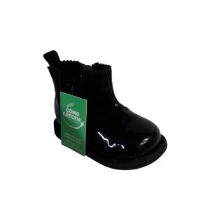 BOTAS BAJAS NEGRAS CHAROL H&M T18/19