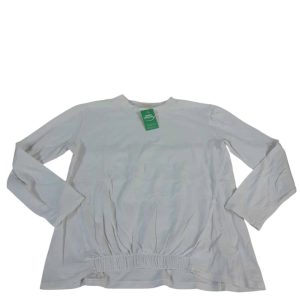 REMERA BLANCA ELASTICO ZARA T10