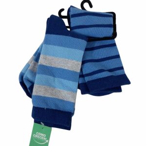 MEDIAS X2 RAY AZUL CELESTE /GRIS RAY