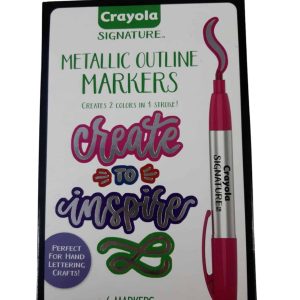 MARCADORES METALICOS 2 COLORES EN 1 X6 CRAYOLA