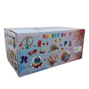 RUBBER BAND KIT PARTA HACER PULSERAS CON GOMITAS DE COLORES 17500pieza