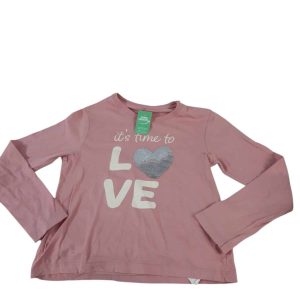 REMERA ROSADA IT TIME TO LOVE FUZARKA T9/10